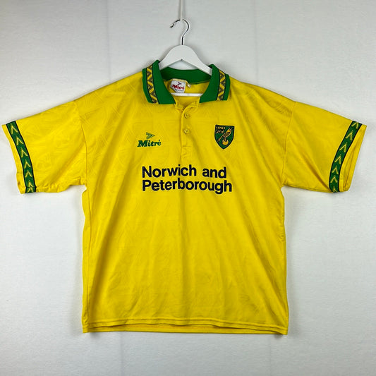 Norwich City 1994-1995-1996 Home Shirt