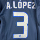 Atletico Madrid 2008/2009 Player Issue Away Shirt - A Lopez 3