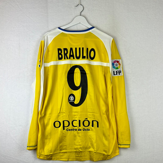 Getafe 2007/2008 Player Issue Third Shirt - Braulio 9