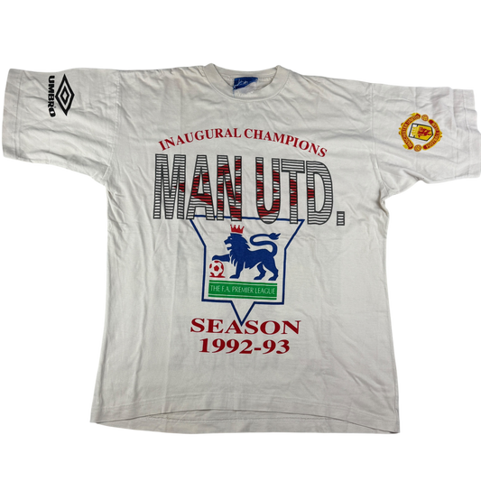 Vintage Manchester United 1992/1993 Premier League Winners T-Shirt