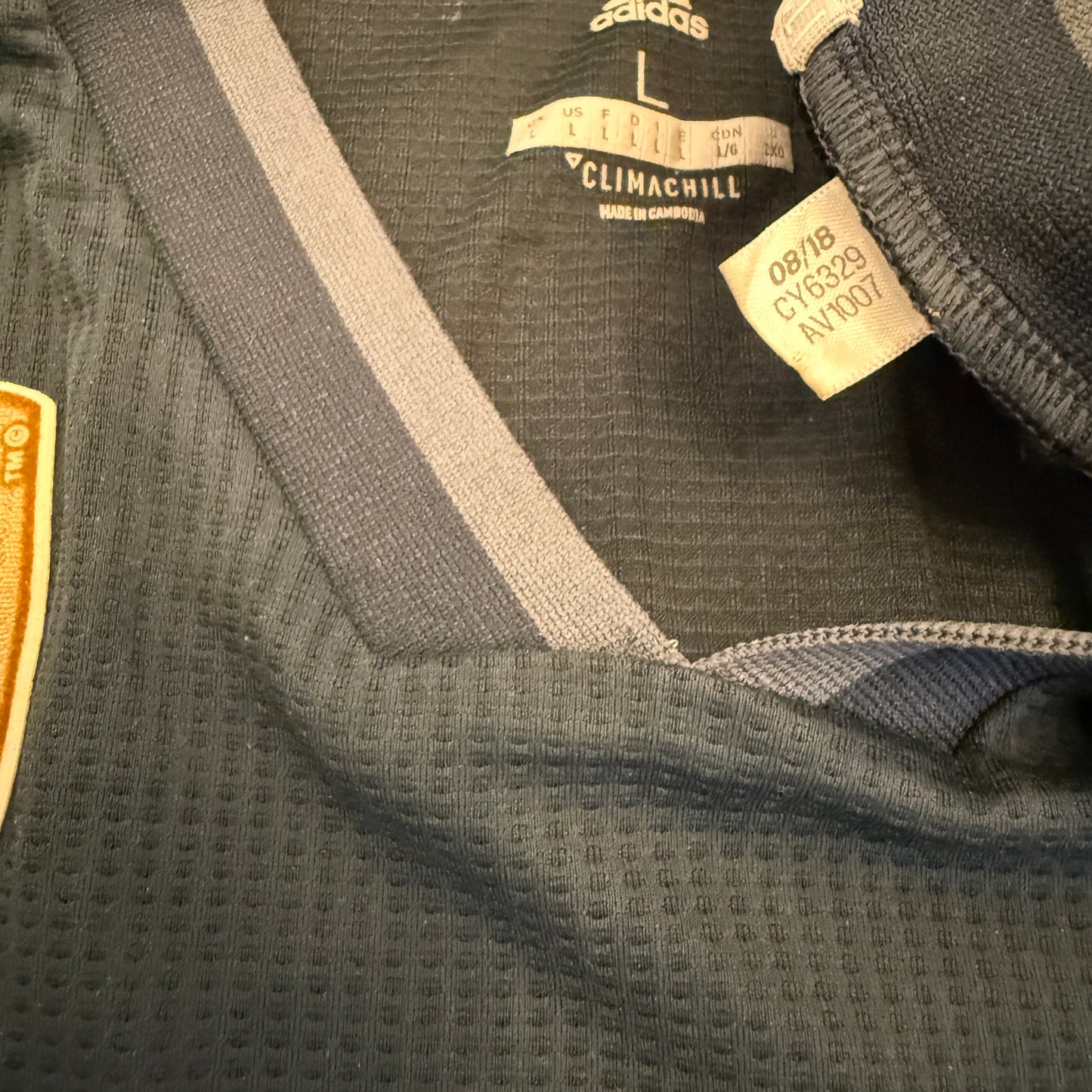 Real Madrid 2018/2019 Climachill Away Shirt - Large - Bale 11