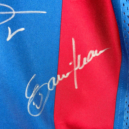 Barcelona 2005/2006 Player Issue Home Shirt - Ezquerro 4 - Squad Signed