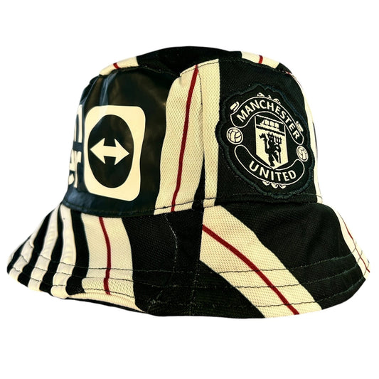 Manchester United Upcycled 23/24 Away Shirt Bucket Hat