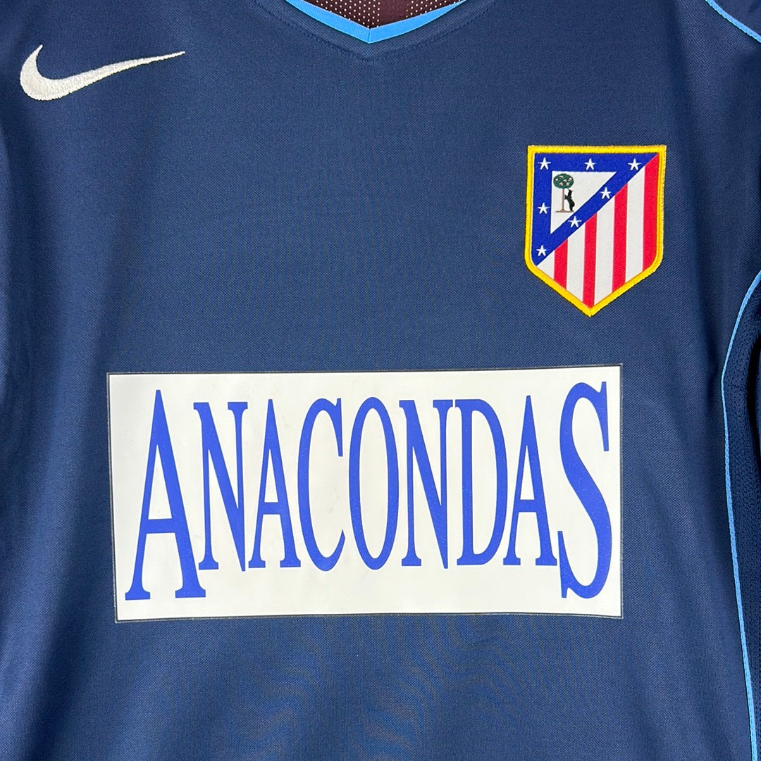 Atletico Madrid 2004/2005 Player Issue Away Shirt - Torres 9 - Anacondas