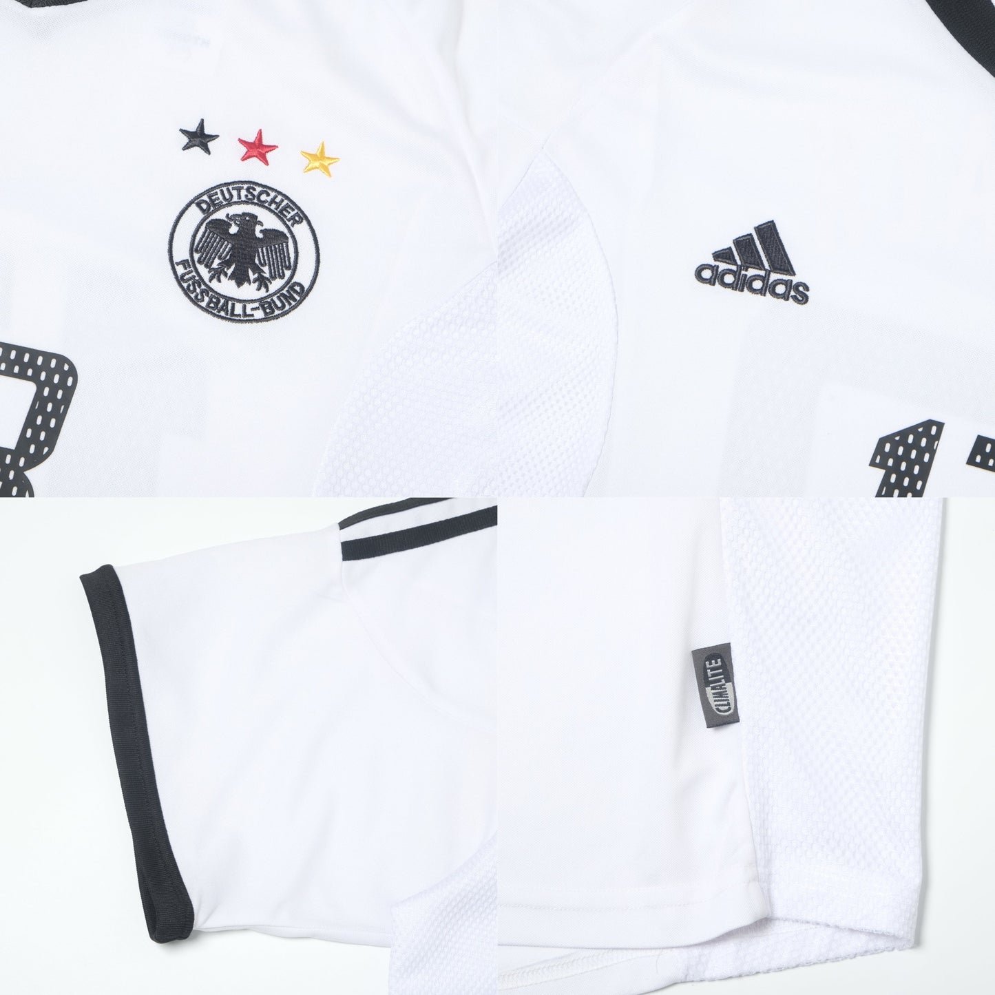 2002/03 Germany Home Shirt Adidas Ballack (L)