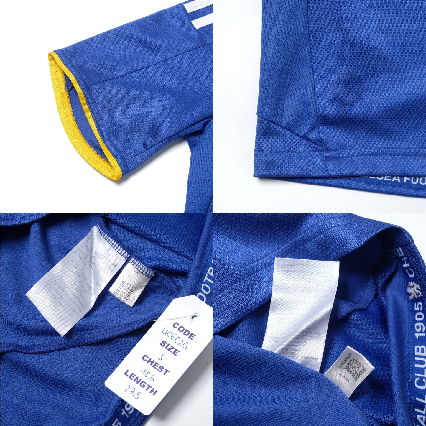 2008/09 Chelsea Home Shirt J.Cole (S)