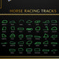 British Isles Horse Racing Map