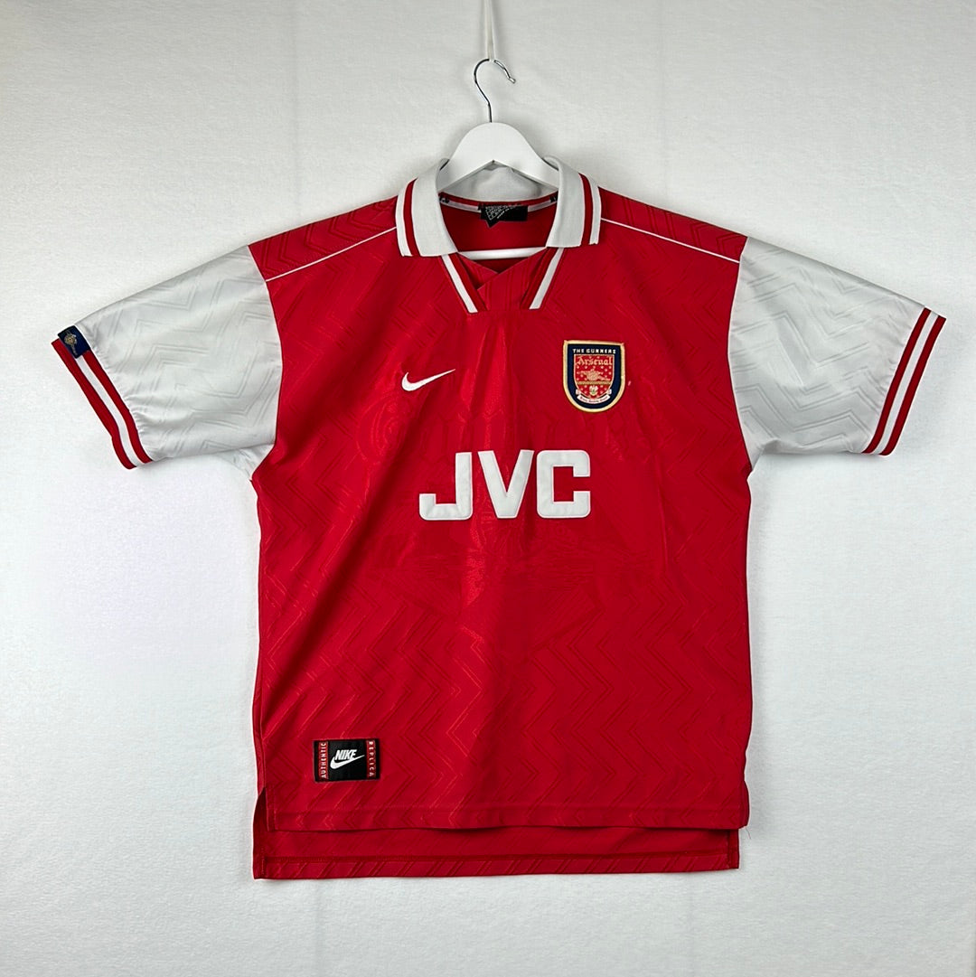 Arsenal 1996/1997 Home Shirt - Large - Bergkamp 10