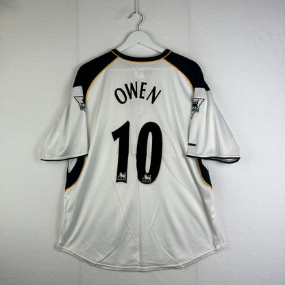 Liverpool 2001/2002 Away Shirt - Extra Large - Owen 10