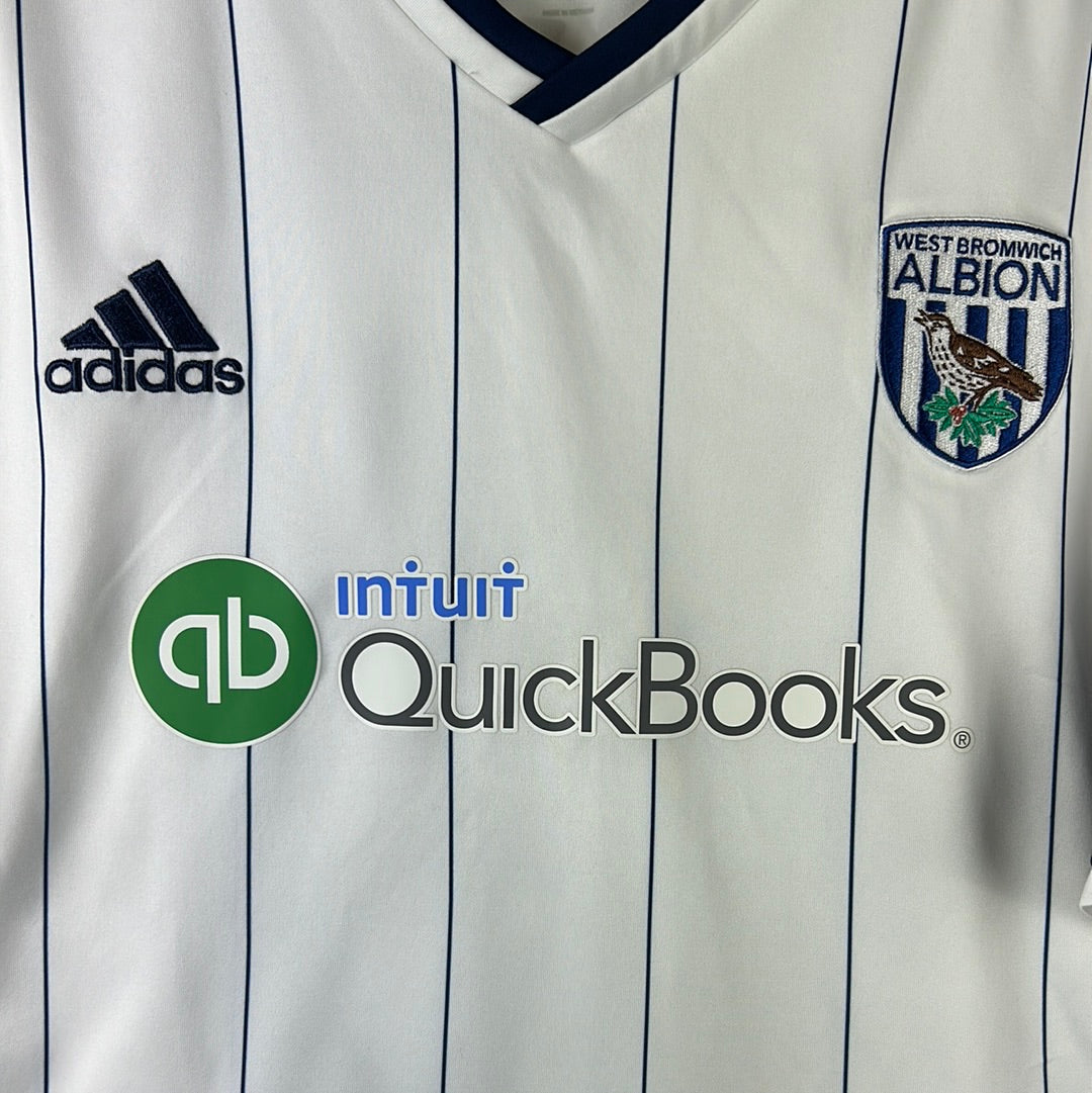 West Bromwich Albion 2014/2015 Home Shirt - Berahino 18 - XL