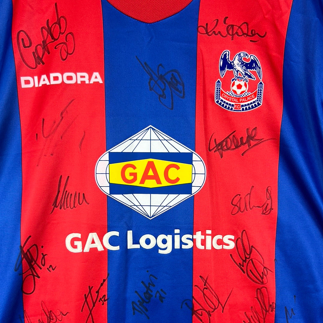 Crystal Palace 2006/2007 Signed Home Shirt - Squad Signed