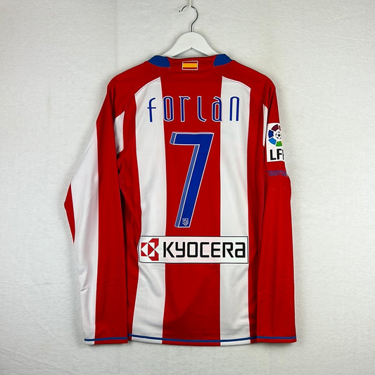 Atletico Madrid 2007/2008 Player Issue Home Shirt 