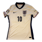 White England Player Issue 2024 Home jersey with black number 10 and Nike logo on a white background