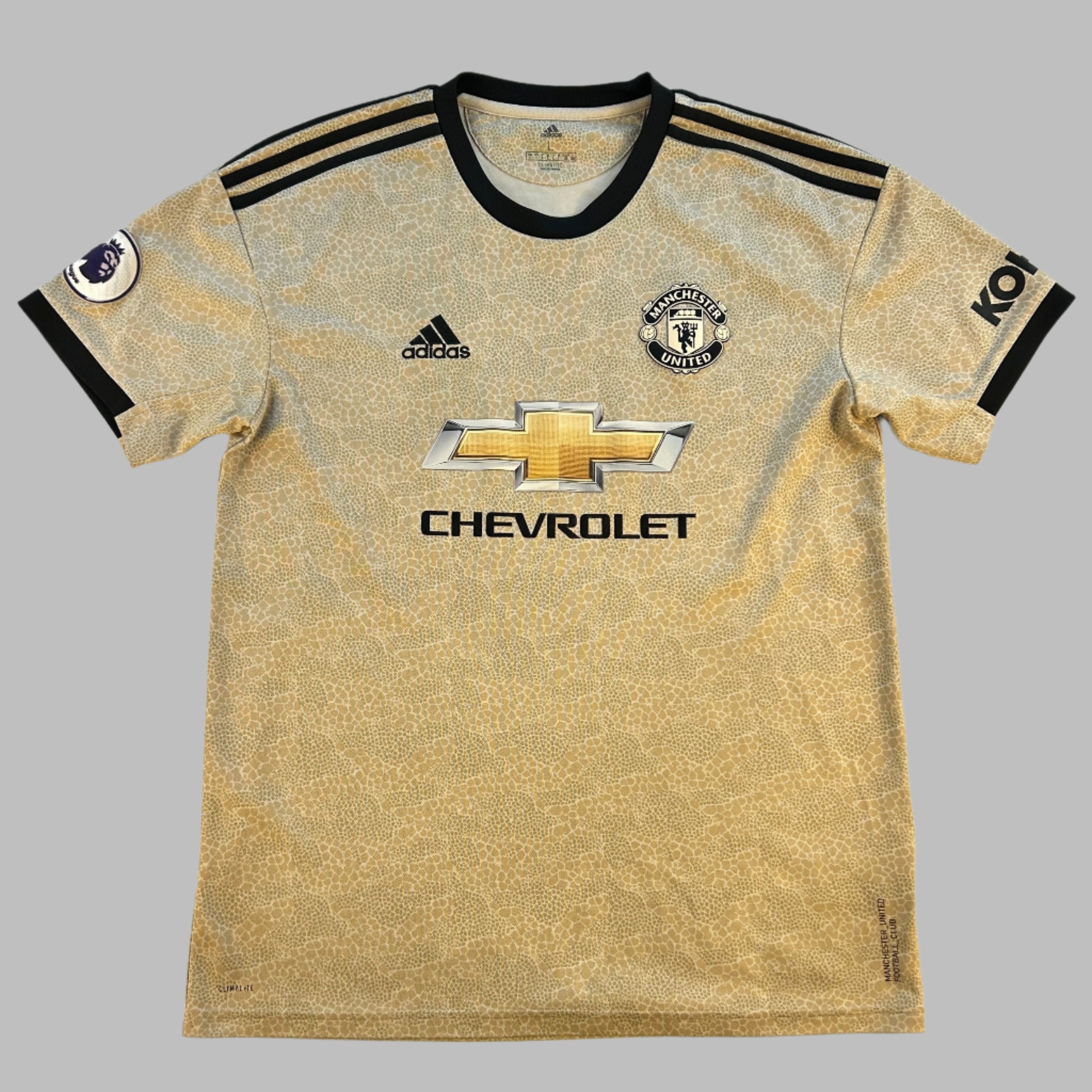 Manchester United 2019 2020 Away Shirt Official Adidas Shirt Casual Football Shirts