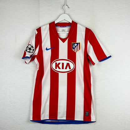 Atletico Madrid 2008/2009 Player Issue Home Shirt - P.Assuncao 12