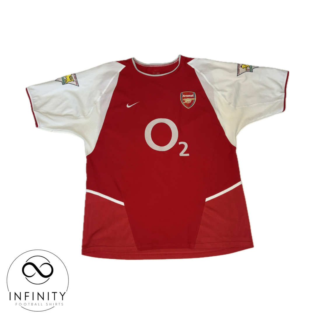 Arsenal Home Shirt 2002/03 (XL) Edu 17