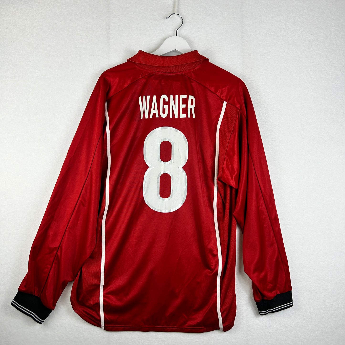 Kaiserslautern 1999/2000 Match Issue/ Worn Home Shirt - Wagner 8