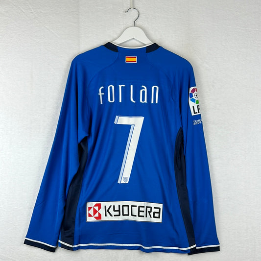 Atletico Madrid 2007/2008 Player Issue Away Shirt - Forlan 7