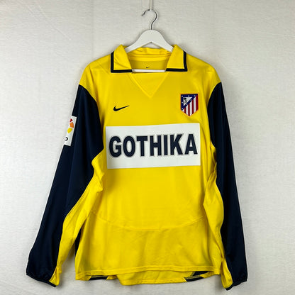 Atletico Madrid 2003/2004 Player Issue Away Shirt - Musampa 8 - Gothica