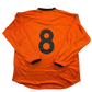 Netherlands 2002 Match Issued Home Shirt - v England - Cocu