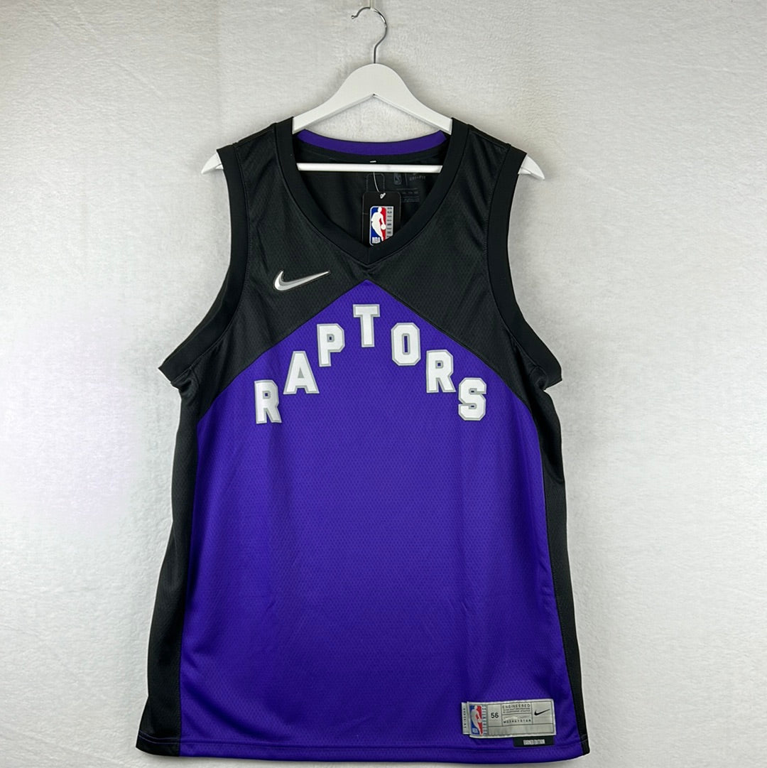 Toronto Raptors Basketball Earned Edition Jersey - 2XL - New with Tags Casual Football Shirts Toronto Raptors Basketball Earned Edition Jersey - 2XL - New with Tags Casual Football Shirts