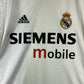 Real Madrid 2004-2005 Home Shirt - Medium - Very Good Condition