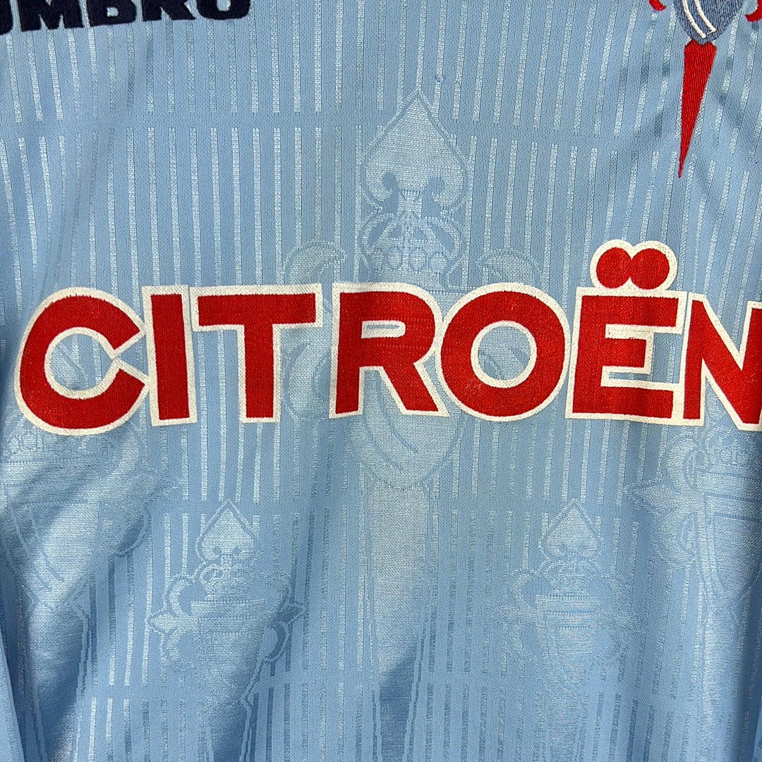 Celta Vigo 1997/1998 Player Issue Home Shirt - Karpin 8