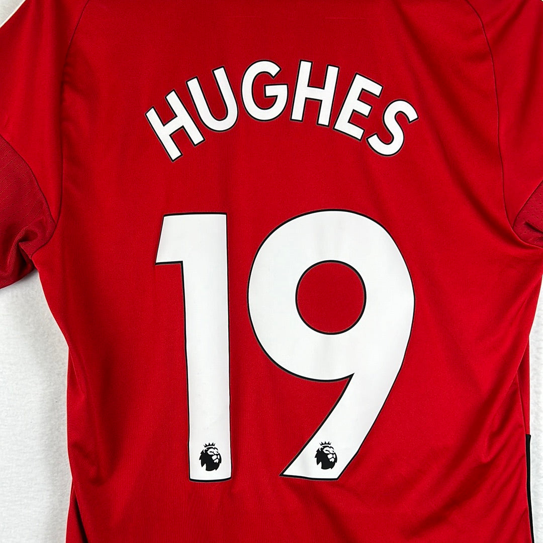 Watford 2017/2018 Match Issued Away Shirt - Hughes 19