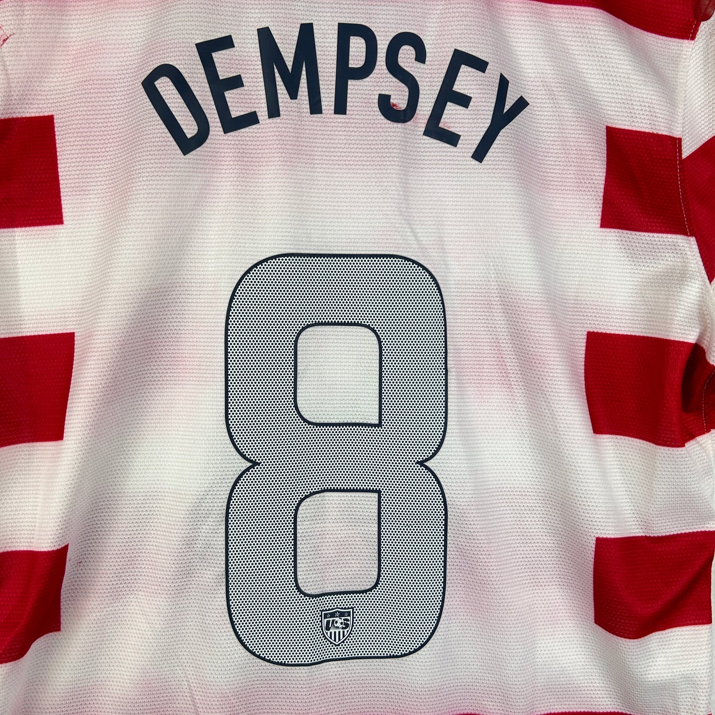 USA 2012 Player Issue Home Shirt - Dempsey 8