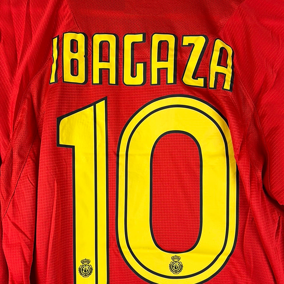 Real Mallorca 2007-2008 Player Issue Home Shirt - Small - Ibagaza 10