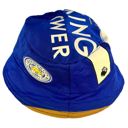 Leicester City 18/19 Upcycled Home Shirt Bucket Hat