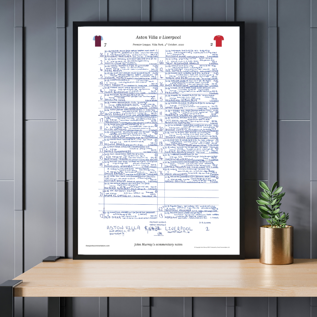 FOOTBALL Aston Villa v Liverpool, Premier League, Villa Park, October 4, 2020. John Murray.