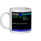 Liverpool 0-2 Arsenal page 302 Ceefax style mug - celebrating Arsenal winning division one