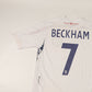2007/09 England Home Shirt Umbro Beckham (S/M)