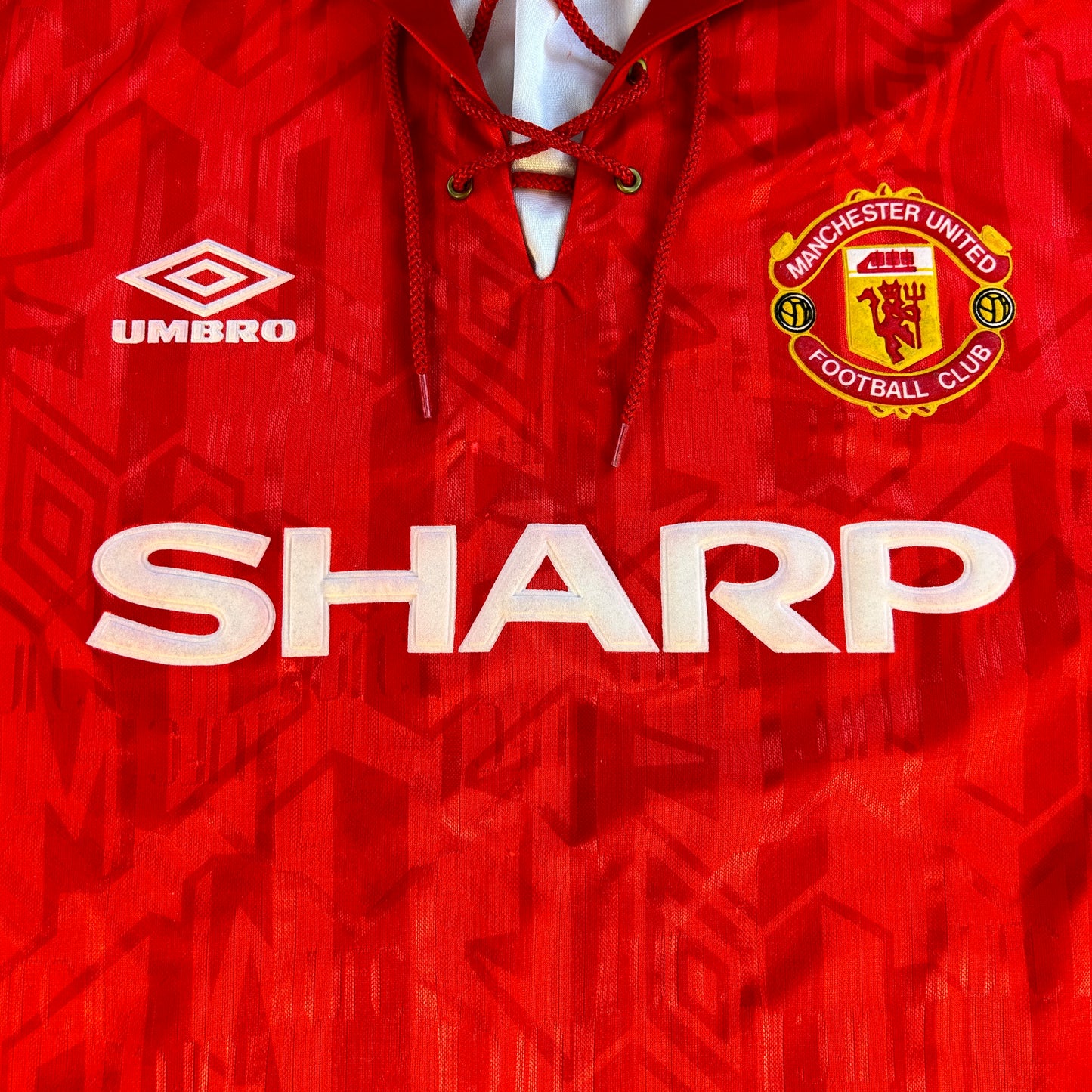 Manchester United 1992-1993-1994 Home Shirt - Extra Large