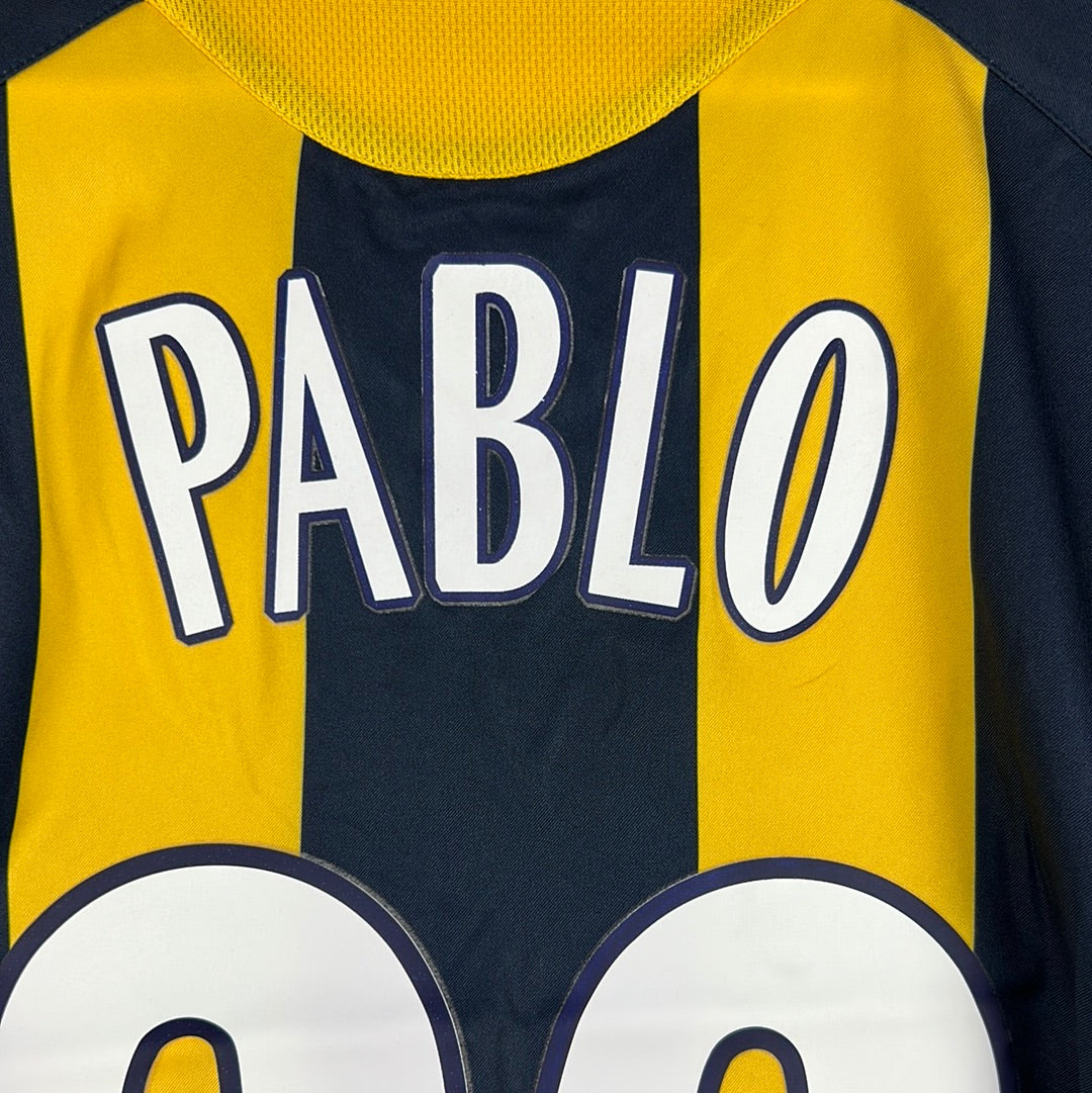 Atletico Madrid 2005/2006 Player Issue Away Shirt - Pablo 22