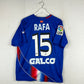 Getafe 2009/2010 Match Worn Home Shirt - Rafa 15 