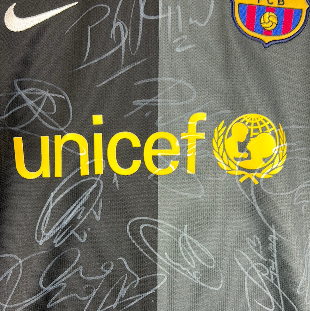 Barcelona 2006/2007 Player Issue Away Goalkeeper Shirt - Valdes 1 - Signed