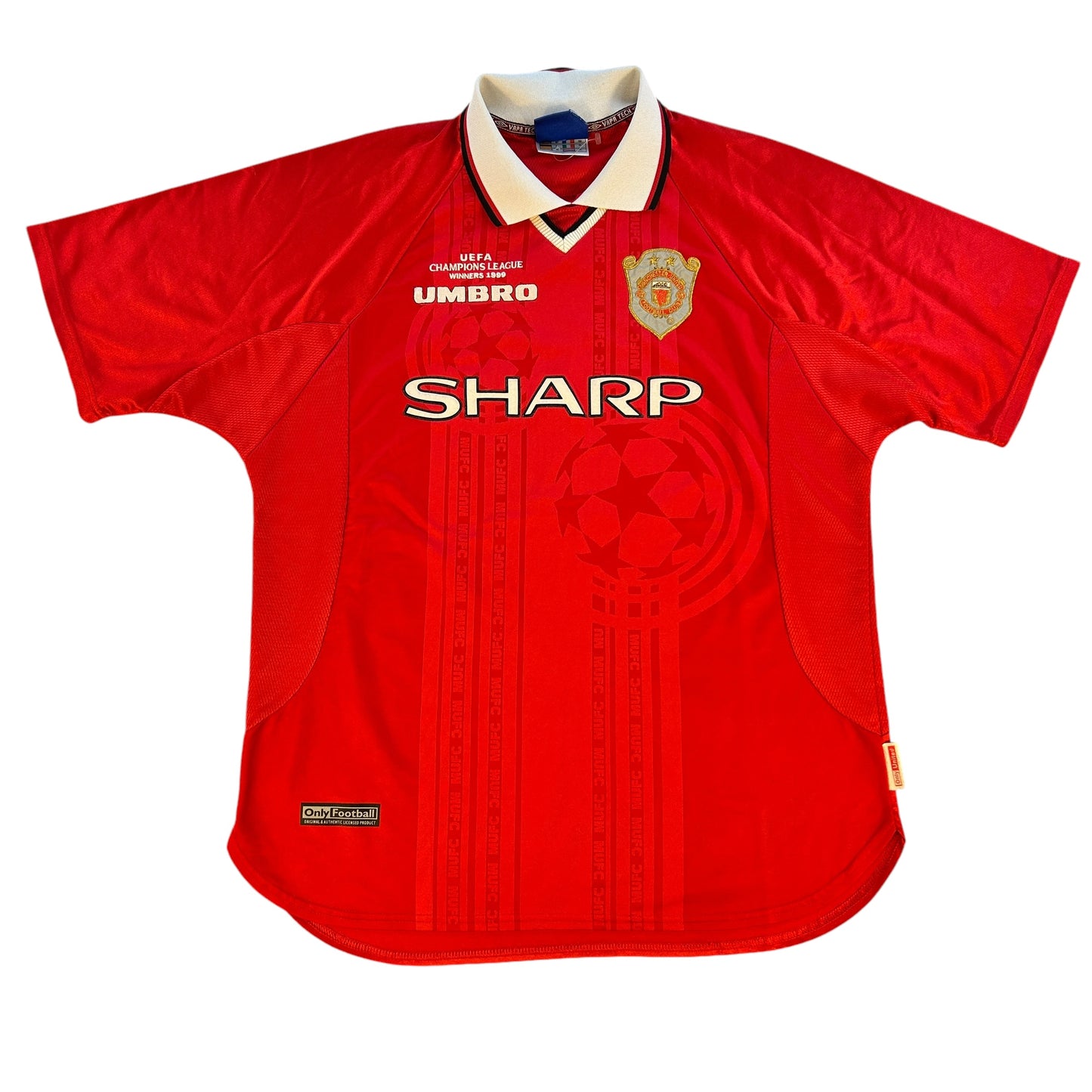 Manchester United 1999 European Home Shirt - Extra Large