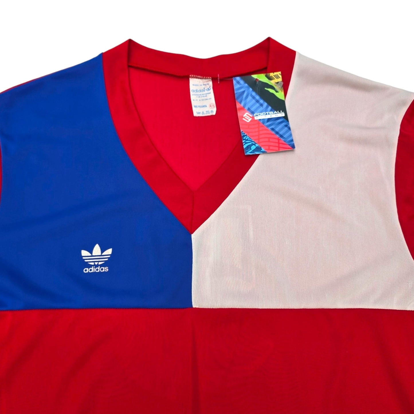 80s/90s Vintage Football Shirt (M) Adidas # 5