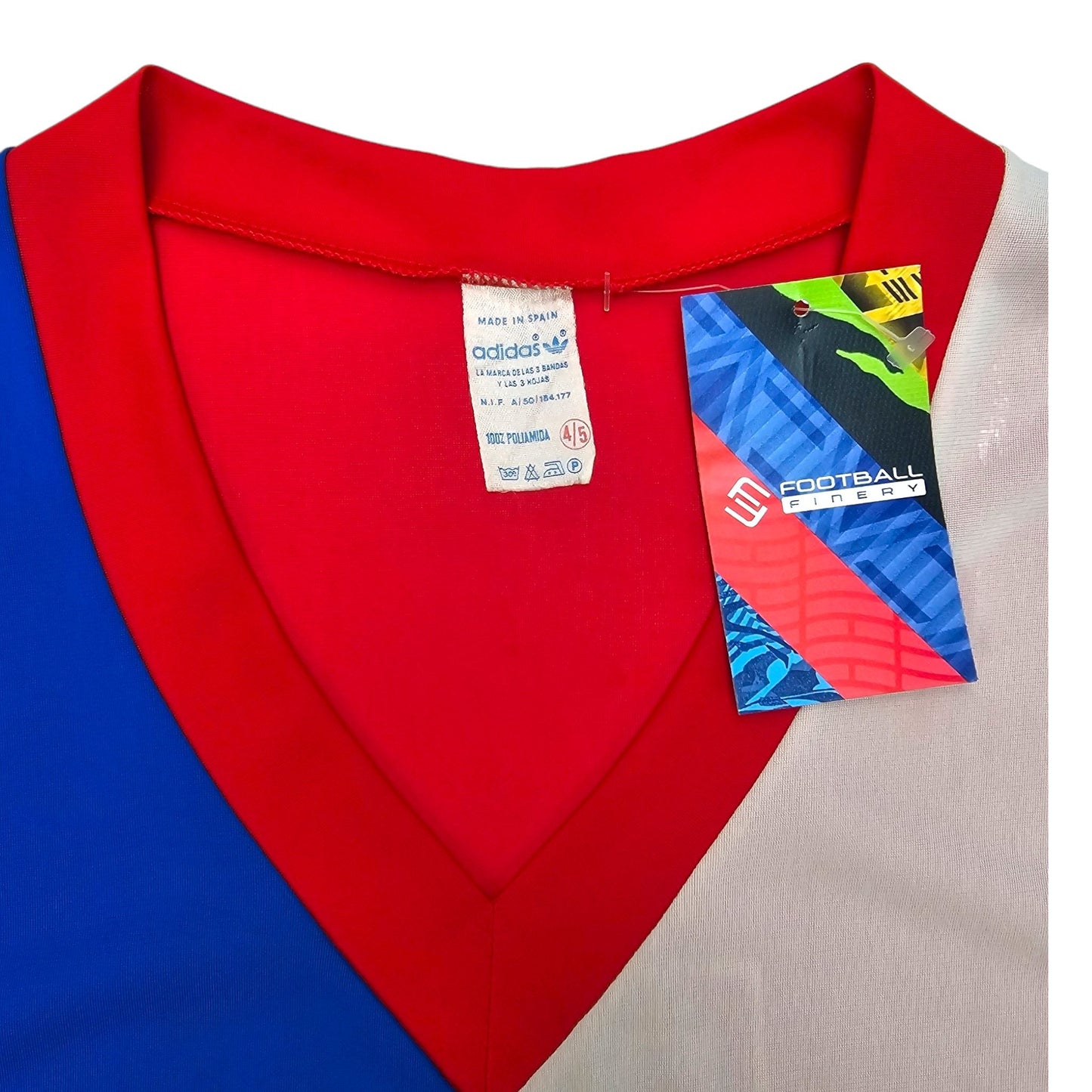 80s/90s Vintage Football Shirt (M) Adidas # 5