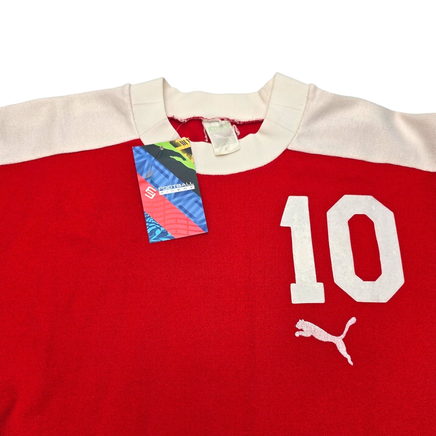 80s/90s Vintage Football Shirt (M) Puma # 10