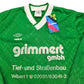 80s/90s Vintage Football Shirt (M) Umbro # 9
