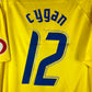 Villarreal 2007/2008 Player IssueHome Shirt - Cygan 12