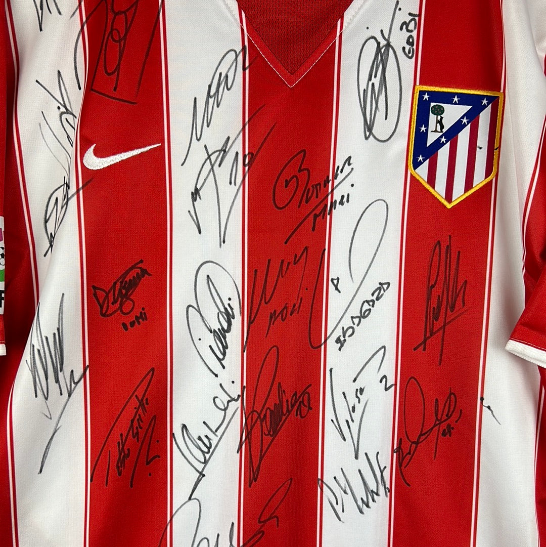 Atletico Madrid 2005/2006 Squad Signed Home Shirt - BNWT