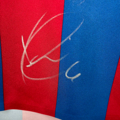 Barcelona 2005/2006 Player Issue Home Shirt - Ezquerro 4 - Squad Signed