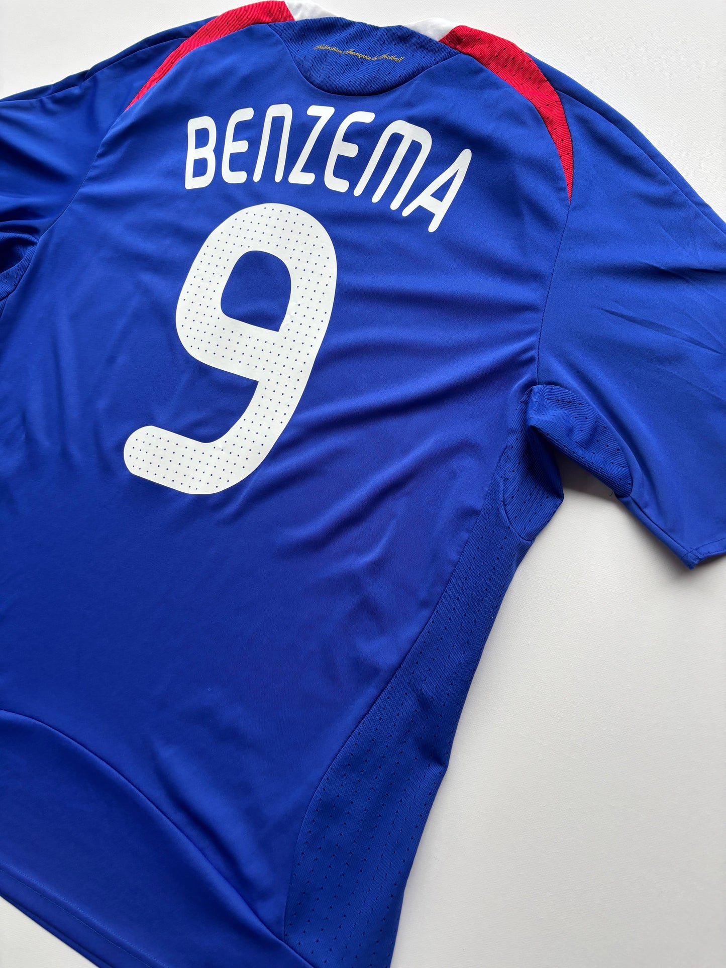 France Home Shirt 2007/08 (L) Benzema 9