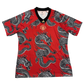 Red sports jersey with dragon pattern and Adidas logo on a white background - Manchester United 2020 Chinese New Year Shirt