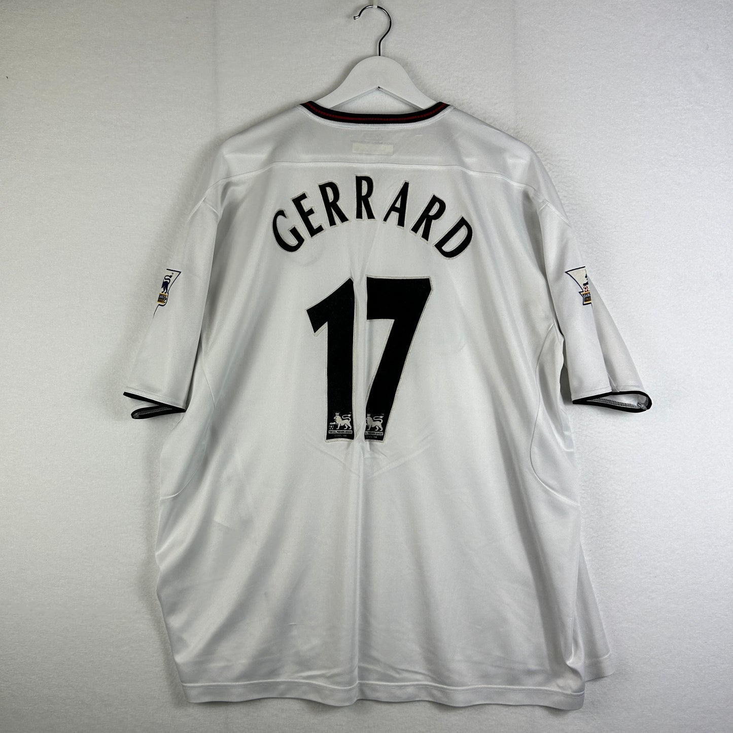 Liverpool 2003/2004 Away Shirt - Extra Large - Gerrard 18 Print