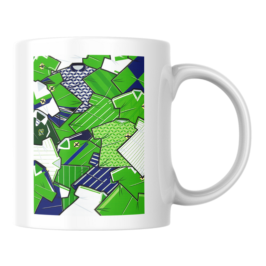 Northern Ireland Kits Collage Mug